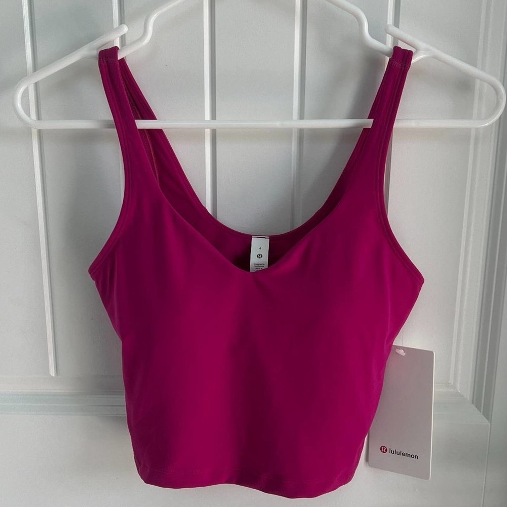 NWT Ripened Raspberry lululemon Align Tank with OG Straps - Picture 2 of 12